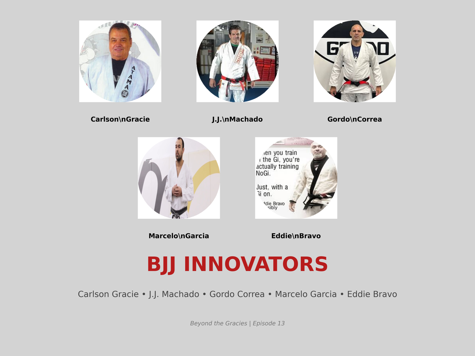 BJJ Innovators: How Carlson, Gordo, Marcelo & Bravo Changed Jiu?Jitsu – Episode 13