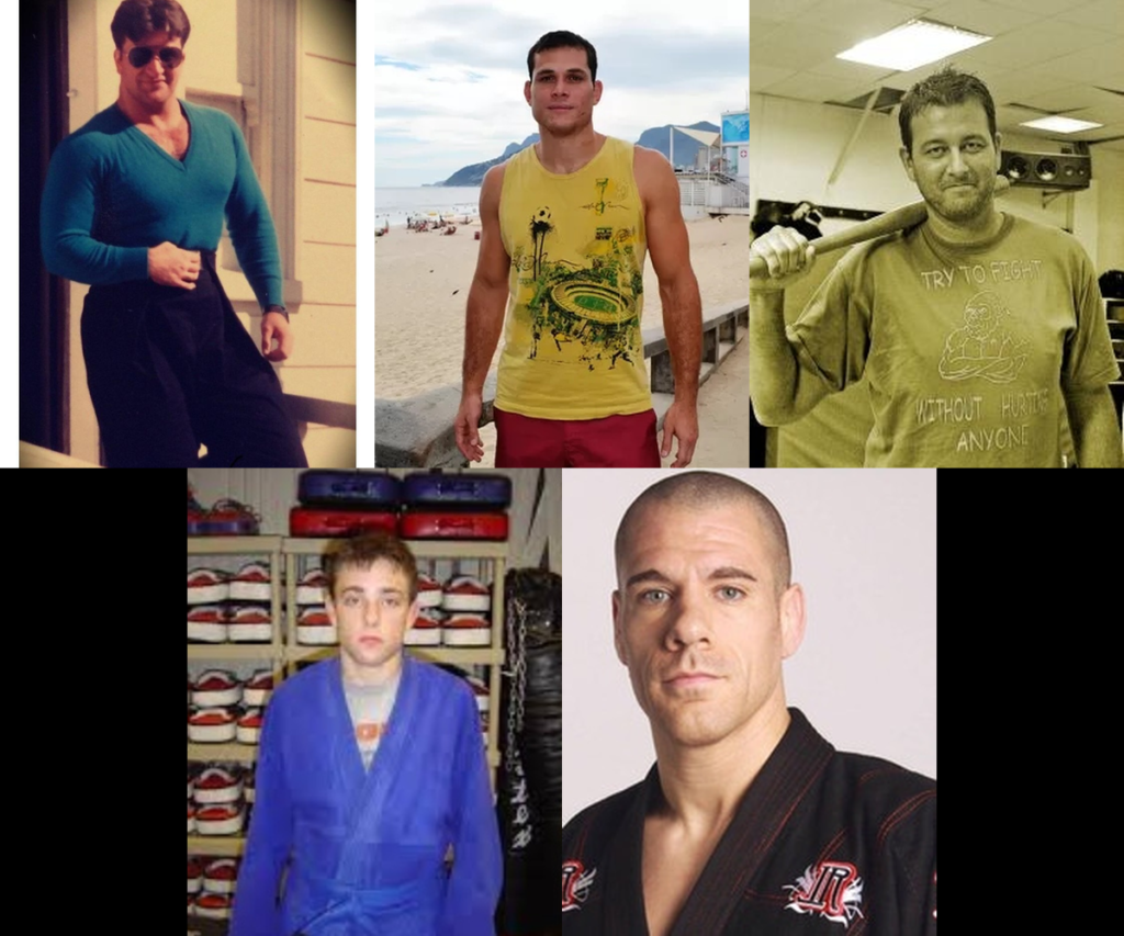 John Danaher, Roger Gracie, Matt Thornton, Ryan Hall, and Rafael Lovato Jr. 
